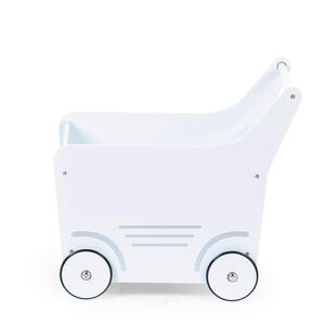 Childhome Lauflernwagen, Weiß, Holzwerkstoff, 49x34x43 cm, Spielzeug, Babyspielzeug, Lauflernhilfen