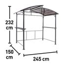 Bild 2 von Grill-Pavillon Antigo Anthrazit 150 cm x 245 cm