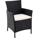 Bild 2 von Balkonset Taracoa Wicker Schwarz 3-teilig