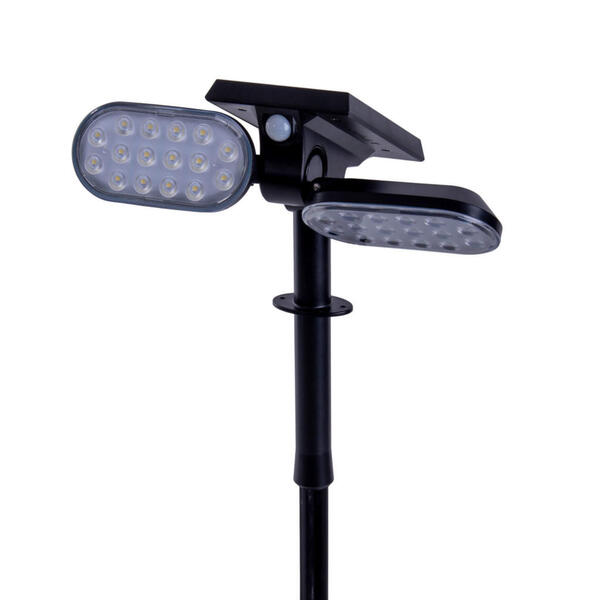 Bild 1 von Näve Led-Strahler Paco, Schwarz, Kunststoff, 15.5x31.9x23.2 cm, Bewegungsmelder, Dämmerungssensor, Lampen & Leuchten, Innenbeleuchtung, Spots & Strahler