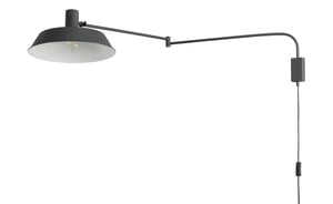 Trio Wandleuchte, 1-flammig, Metall schwarz schwarz Maße (cm): B: 35,5 H: 29 T: 150 Lampen & Leuchten