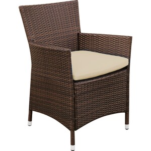 Gartensessel Davenport Brown aus Polyrattan