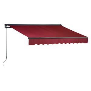 OBI Hülsenmarkise Bedford 300 cm x 200 cm Berryrot