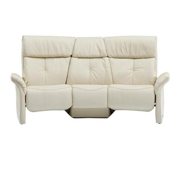 Bild 1 von Himolla Komfortklass Heimkino-Sofa, Beige, Leder, Echtleder, Longlife-Leder, 3-Sitzer, 208x105x103 cm, Blauer Engel, Goldenes M, Made in Germany, Emas, Rücken echt, Hocker erhältlich, Sitzqualität