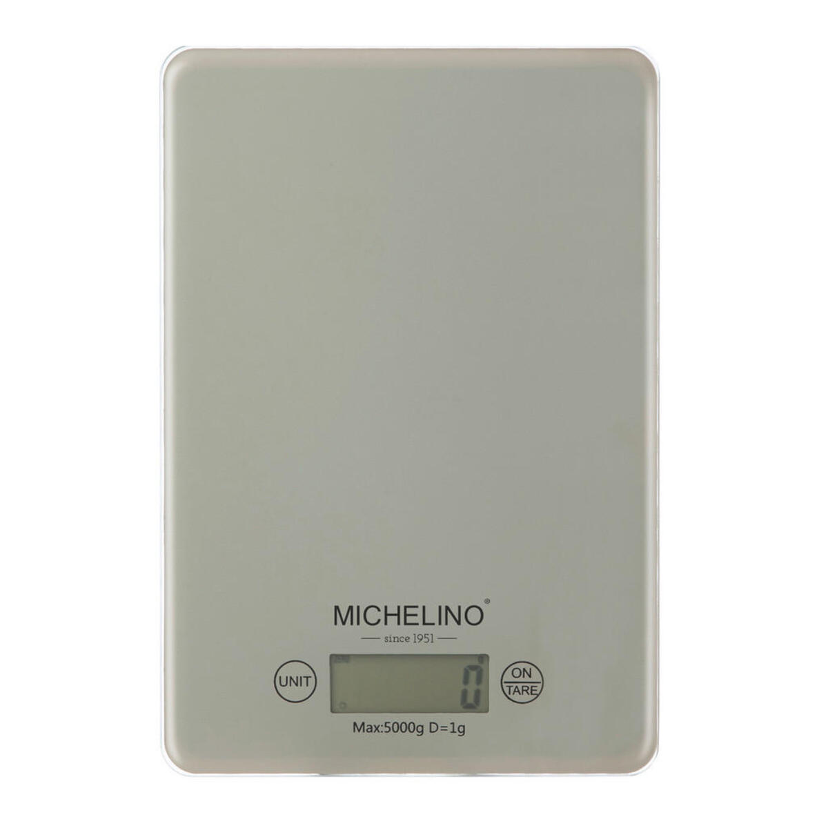 Bild 1 von MICHELINO Küchenwaage beige Kunststoff B/L: ca. 15x22 cm