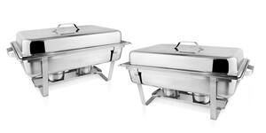 aro Chafing Dish Set 100 mm Tief 1/1|1/3|1/2 - 9|07 kg Stück