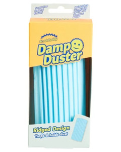 Damp Duster Schwamm zum Staubwischen, Scrub Daddy, blau