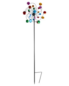 Blumenstecker Windspiel, ca. 120 cm, bunt