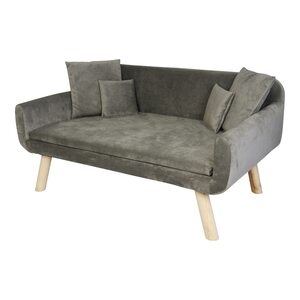 Tiersofa Nando taupe 57x103x50