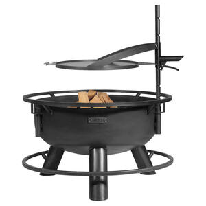 CookKing Feuerschale Bandito 80 schwarz Stahl B/H/T: ca. 94x110x94 cm