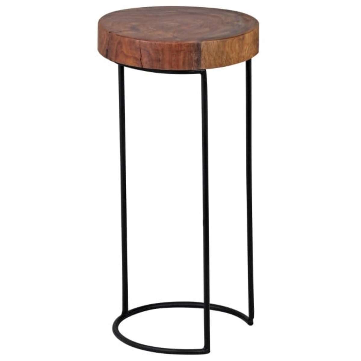 Bild 1 von Beistelltisch Verdal Sheesham/Metall 28 x 55 cm