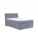 Bild 1 von Boxspringbett Plaza 140x200cm Stoff Grau