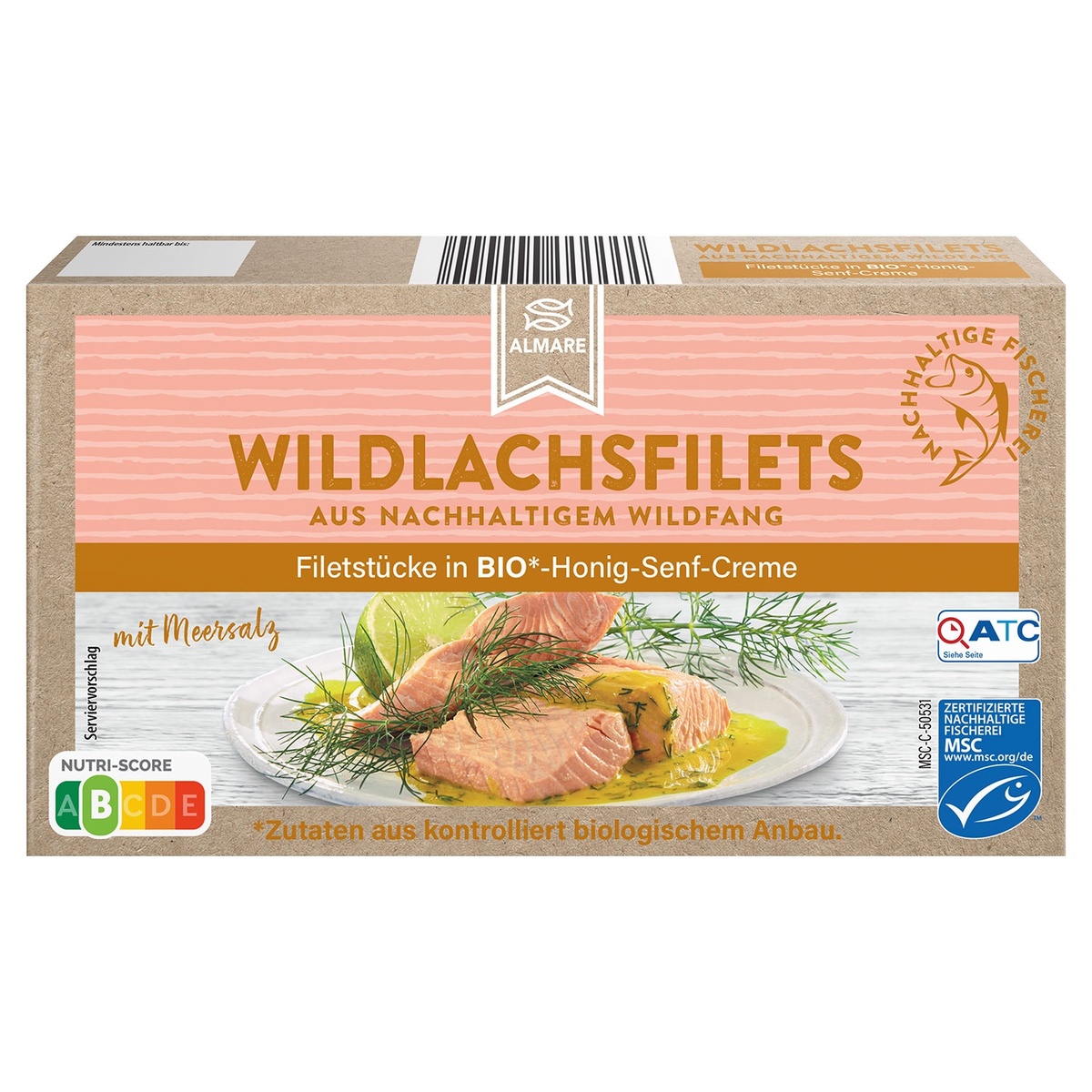Bild 1 von ALMARE Wildlachsfilet in Bio-Saucen 200 g