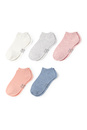 Bild 1 von C&A Multipack 5er-Sneakersocken, Rosa, Größe: 24-26