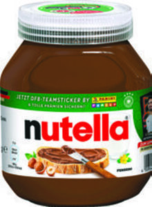 nutella 750 g Glas