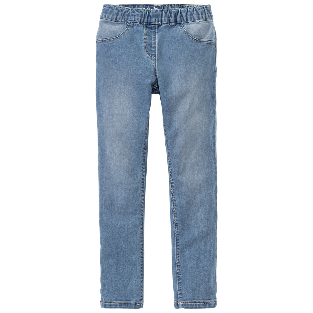 Bild 1 von Mädchen Jeggings mit Elastikbund HELLBLAU