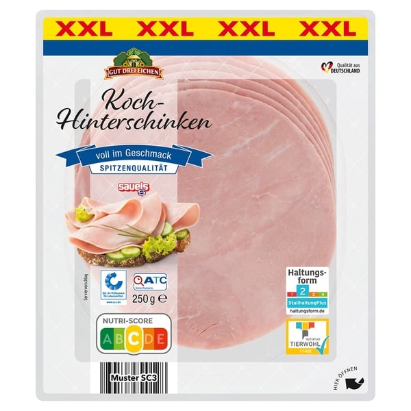 Bild 1 von GUT DREI EICHEN Koch-Hinterschinken 250 g