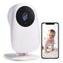 Bild 1 von nooie Babyphone mit Kamera, Baby Kamera WLAN, Baby Monitor with Camera und APP, Gegensprechfunktion 1080P HD Nachtsicht Kompatibel mit Alexa und 2.4Ghz WiFi, Bewegungs Geräuscherkennung, Indoor