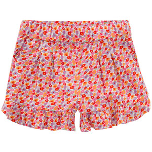 Mädchen Shorts mit Blumen-Allover PINK / ORANGE / ROT