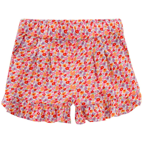 Bild 1 von Mädchen Shorts mit Blumen-Allover PINK / ORANGE / ROT