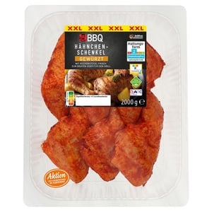 BBQ Hähnchen-Schenkel, gewürzt 2 kg