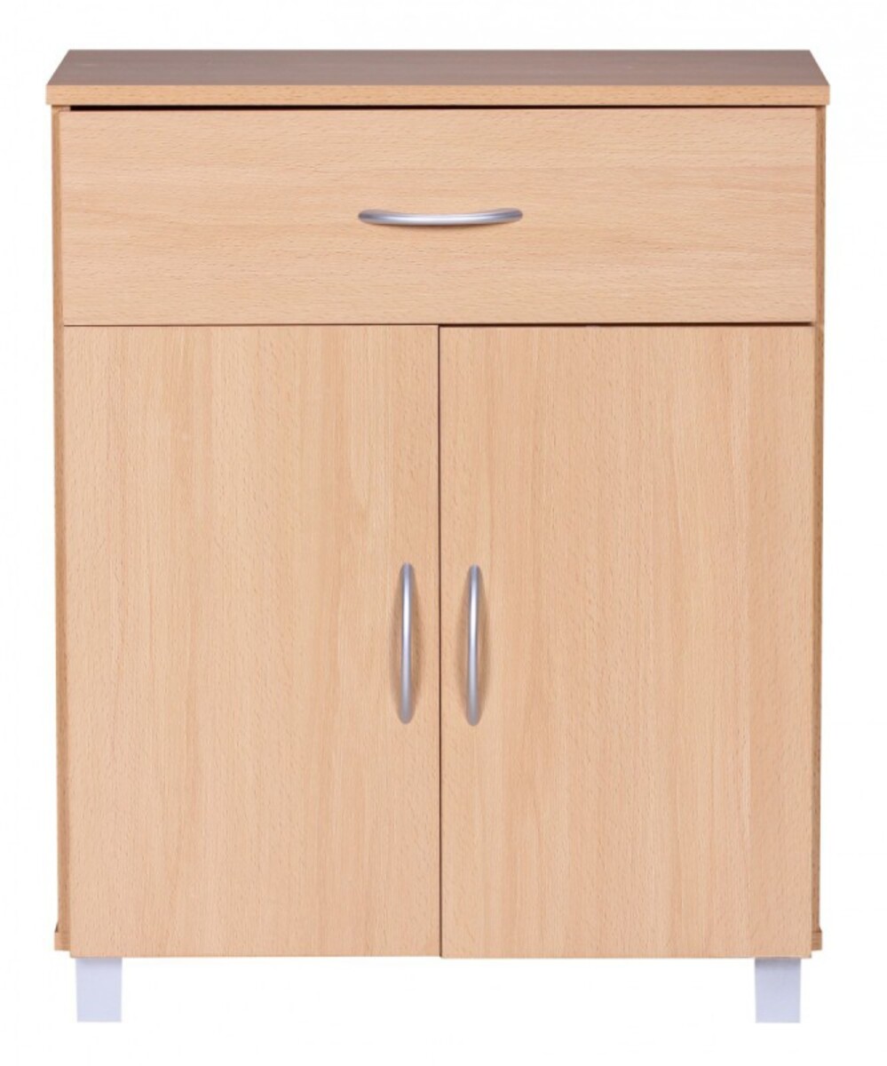 Bild 3 von WOHNLING Sideboard Buche 60 x 75 cm mit 2 Türen & 1 Schublade
