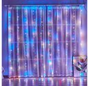 Bild 1 von Rosnek LED-Lichtervorhang »300 LED Lichternetz Lichtervorhang Lichterkette, Hochzeit Party Weihnachten Heimdekoration«, 3M X 3M