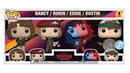 Bild 1 von Funko - POP! - Stranger Things - Nancy, Robin, Eddie & Dustin 4-Pack
