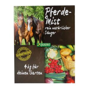 Quadro Pferdemist Dünger pelletiert 4kg