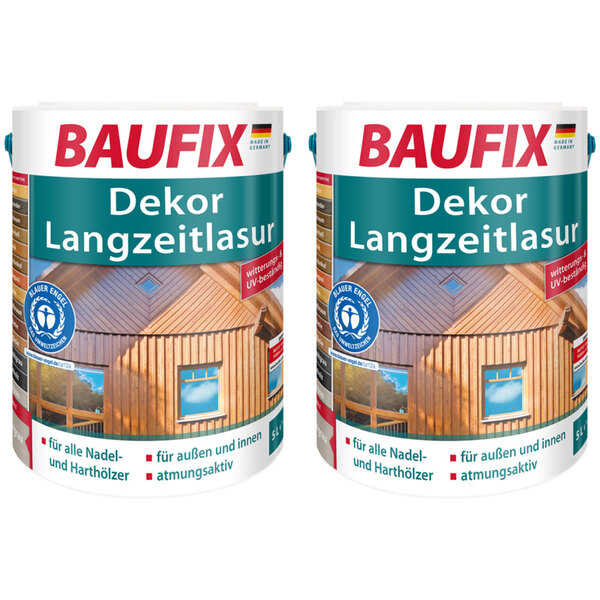 Bild 1 von BAUFIX Dekor-Langzeitlasur eiche hell 5L 2er Set