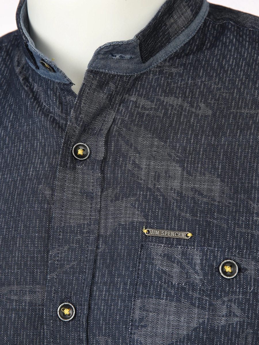 Bild 3 von Herren Freizeithemd mit toller Musterung
                 
                                                        Blau