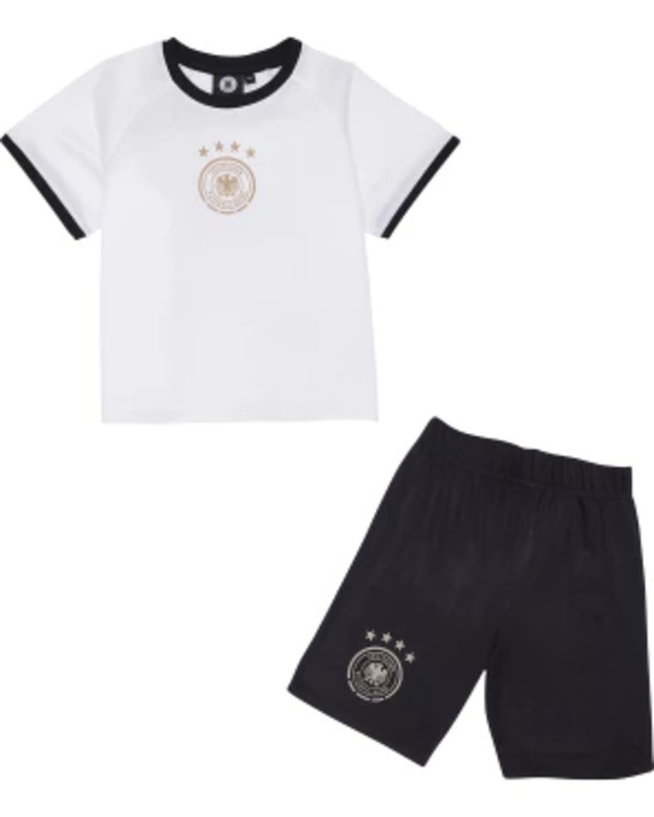 Bild 1 von DFB Trikot und Shorts, 2-tlg. Set, weiß/schwarz