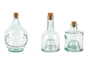 ERNESTO® Ölflasche \ Stapelbares Flaschen-Set, mit Korkstopfen