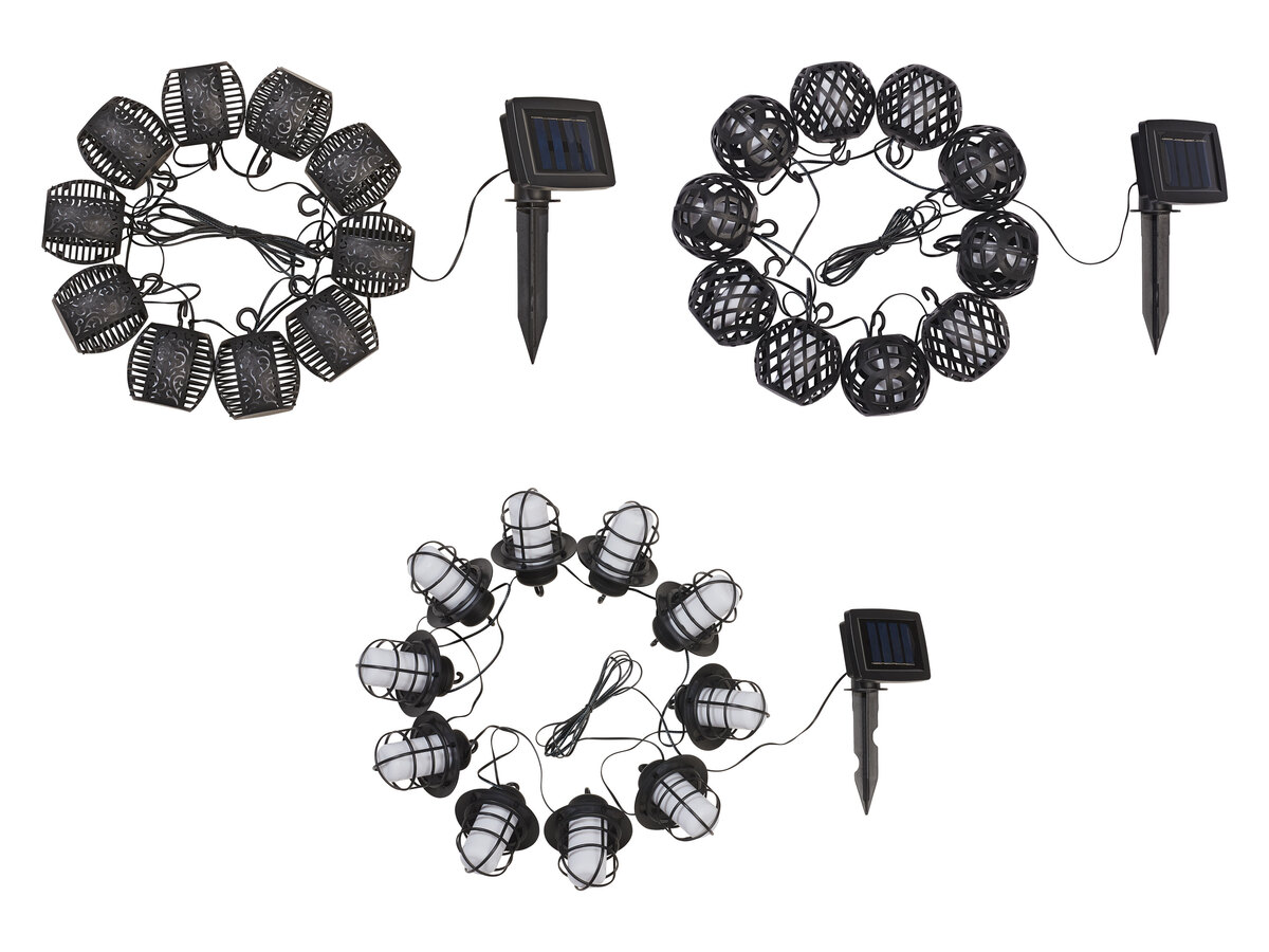 Bild 1 von LIVARNO home LED Solar Lichterkette, mit Flackereffekt
