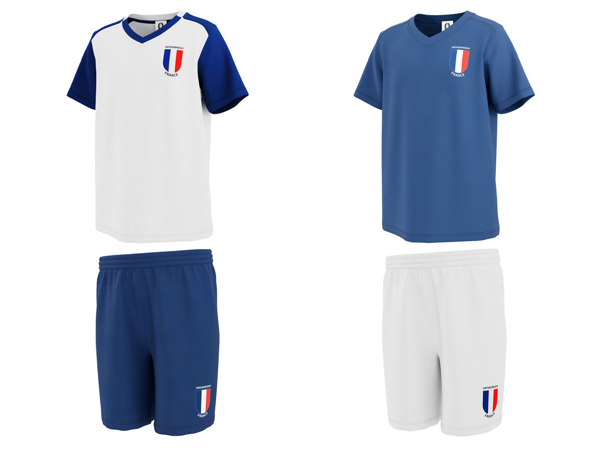 Bild 1 von Kleinkinder Kinder Trikot-Set »UEFA EURO 2024«, Frankreich