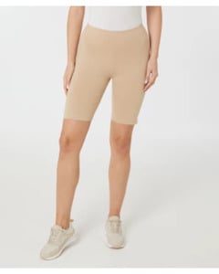 Basic Radlerhose, Janina, elastischer Bund, naturfarben