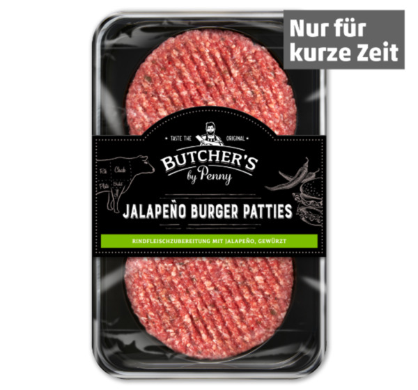 Bild 1 von BUTCHER’S Jalapeño Burger Patties*