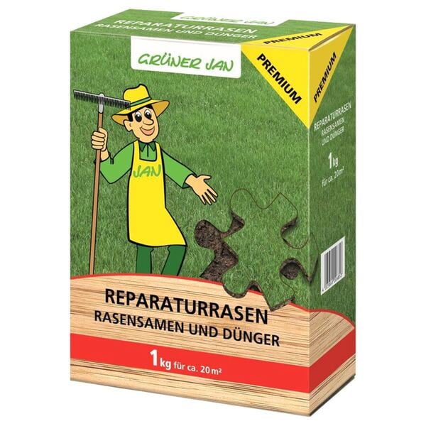 Bild 1 von Grüner Jan Reparaturrasen Premium 1kg