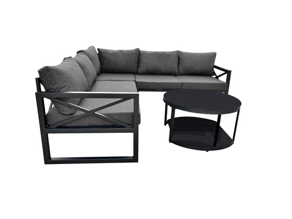 Bild 4 von Happy Home Ecklounge Set HGS63-DGR dunkelgrau