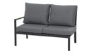 Bild 1 von Sofa, 2-Sitzer  Londra grau Maße (cm): B: 124,5 H: 87,5 T: 74 Garten