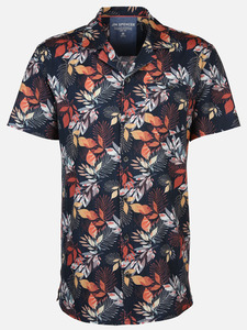Herren Resorthemd mit Alloverprint
                 
                                                        Blau