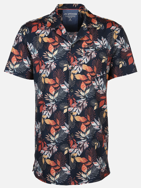 Bild 1 von Herren Resorthemd mit Alloverprint
                 
                                                        Blau