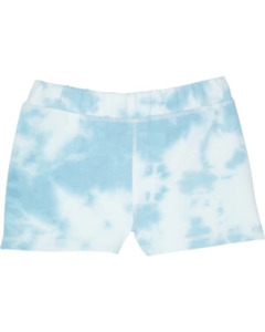 Shorts, Y.F.K., Batik, hellblau gemustert