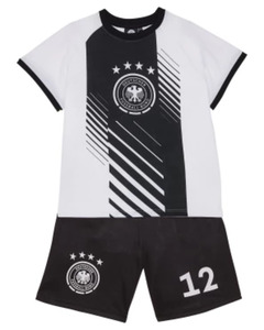 DFB Trikot und Shorts, 2-tlg. Set, weiß/schwarz