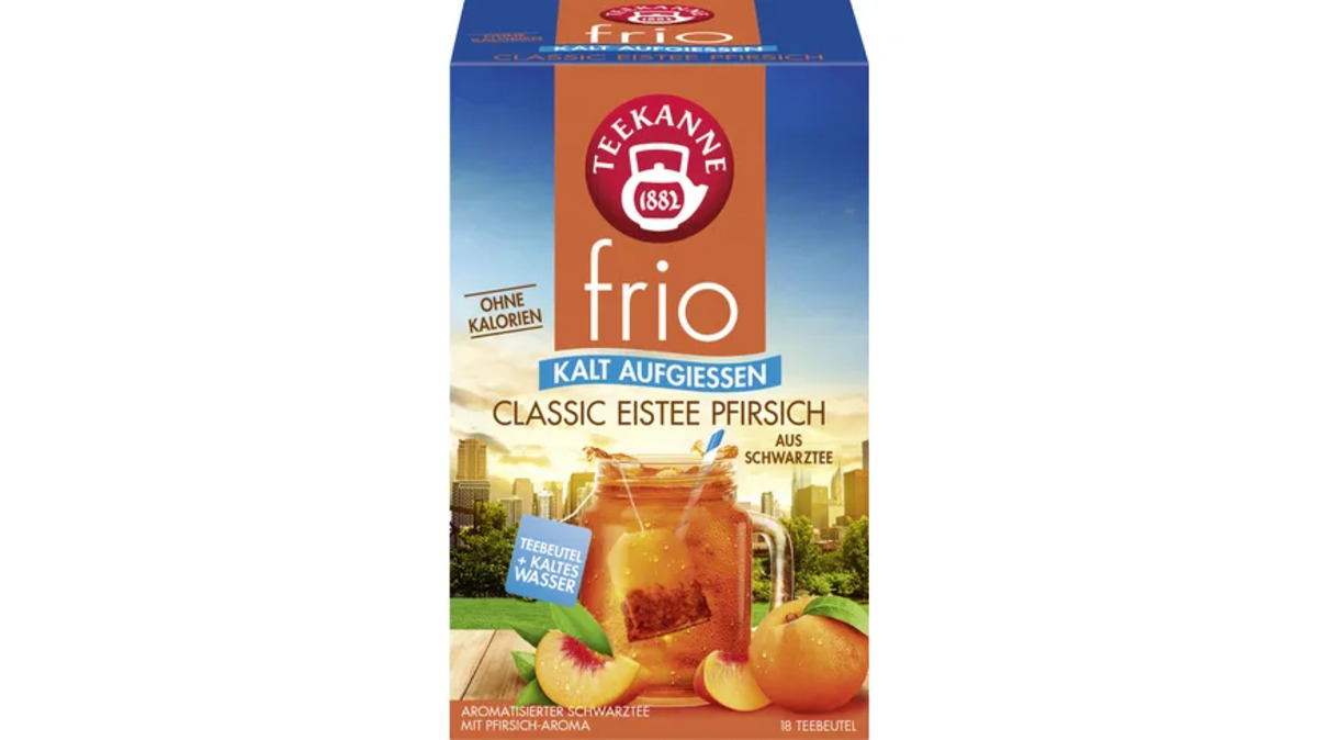 Bild 1 von Teekanne Schwarztee frio Eistee Pfirsich