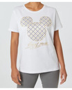 Bild 1 von Mickey Mouse T-Shirt, schimmernde Details, weiß