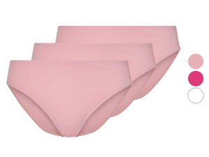 esmara® Damen Slips, 3 Stück, in Ripp-Qualität