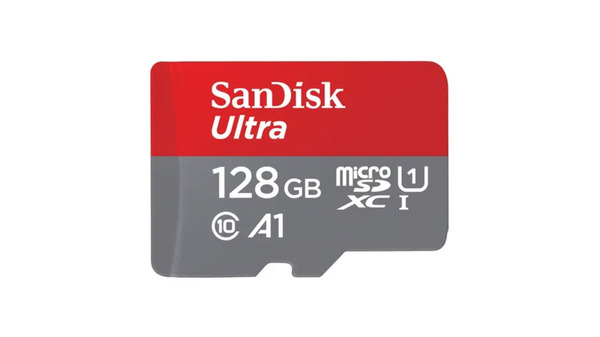 Bild 1 von SanDisk microSDXC Ultra 128GB (A1/UHS-I/Cl.10/140MB/s) + Adapter "Mobile"