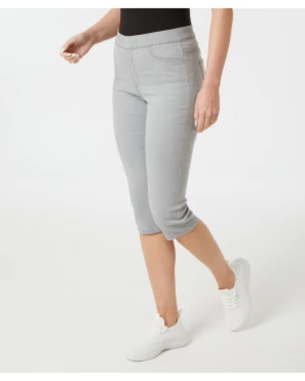 Bild 1 von Jeggings in Caprilänge, Janina, elastischer Bund, Denim light grey