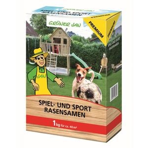 Grüner Jan Rasensamen Spiel und Sport Premium 1kg